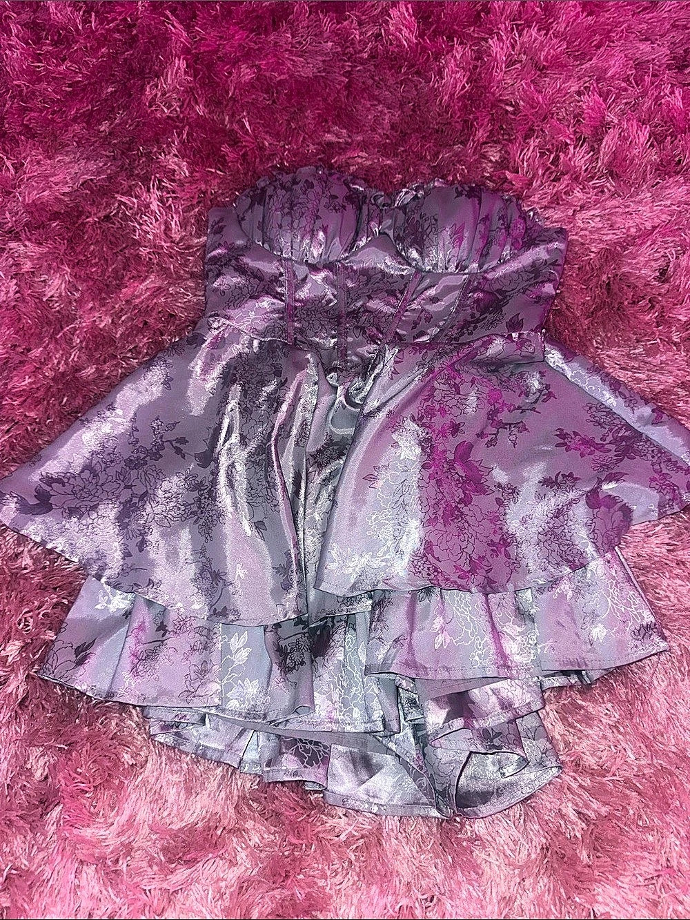 One and Only Collective Purple & Pink Floral Theater Costume